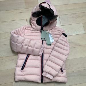 AI Riders on the Storm girls down goggle covers face jacket